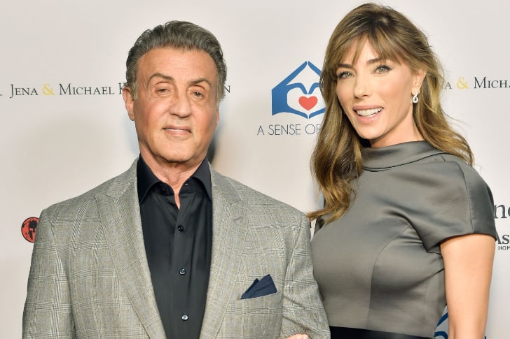 SYLVESTER STALLONE & JENNIFER FLAVIN