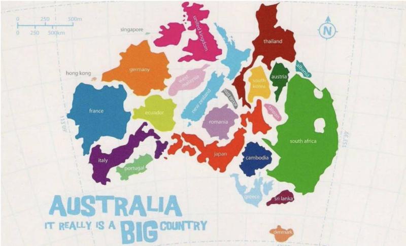 These Countries Will All Fit Inside Australia