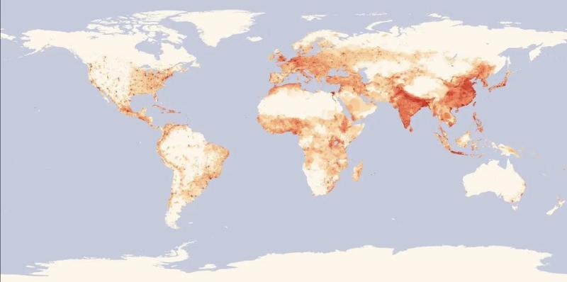 Population Density Across The Globe In A Single Map