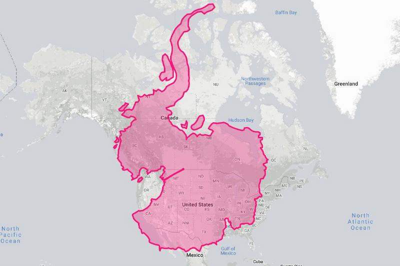 Antarctica Takes Over Most Of North America