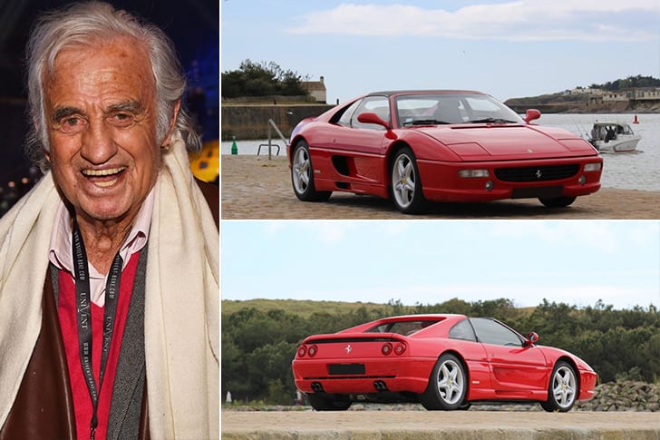 Jean PAul Belmondo Et Sa Ferrari