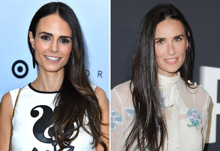 Jordana Brewster And Demi Moore.