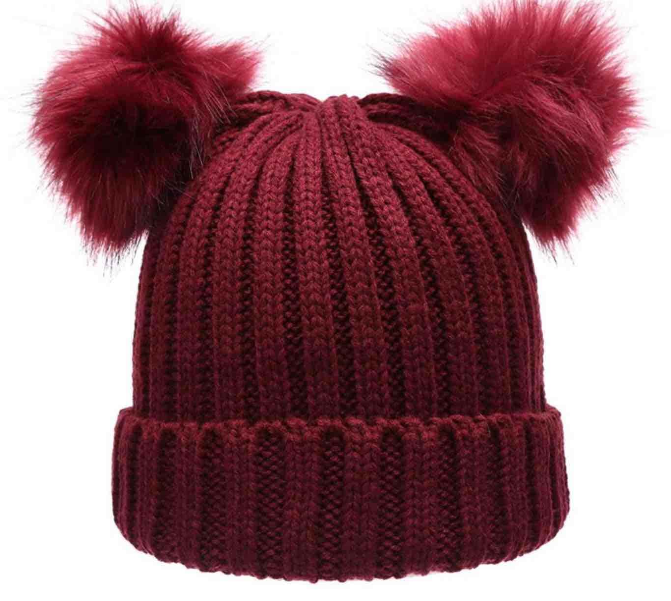 Winter Hat Pom Poms