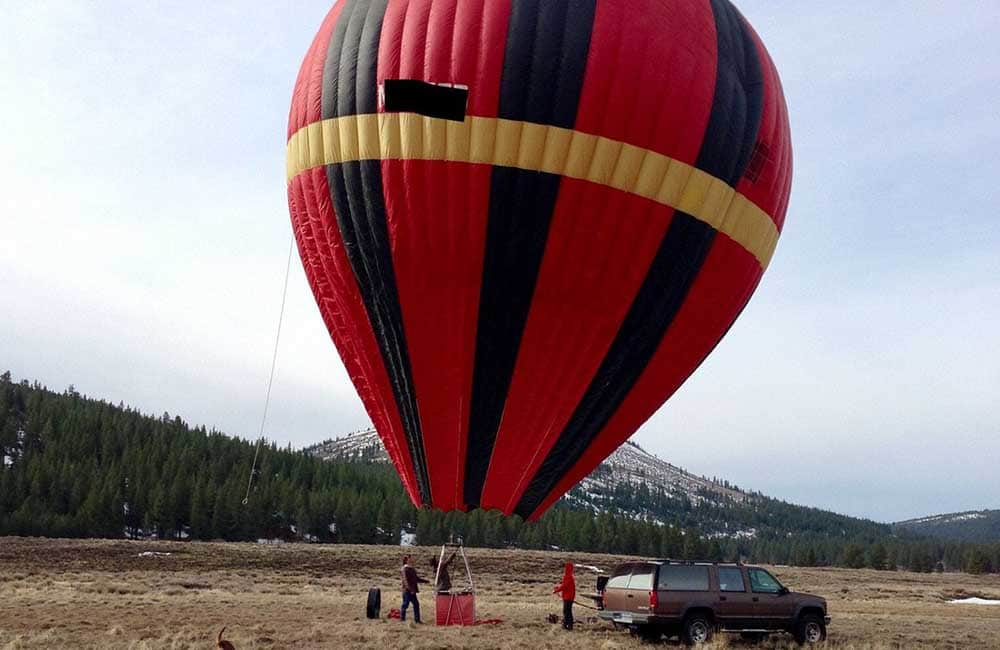 Working Hot Air Balloon