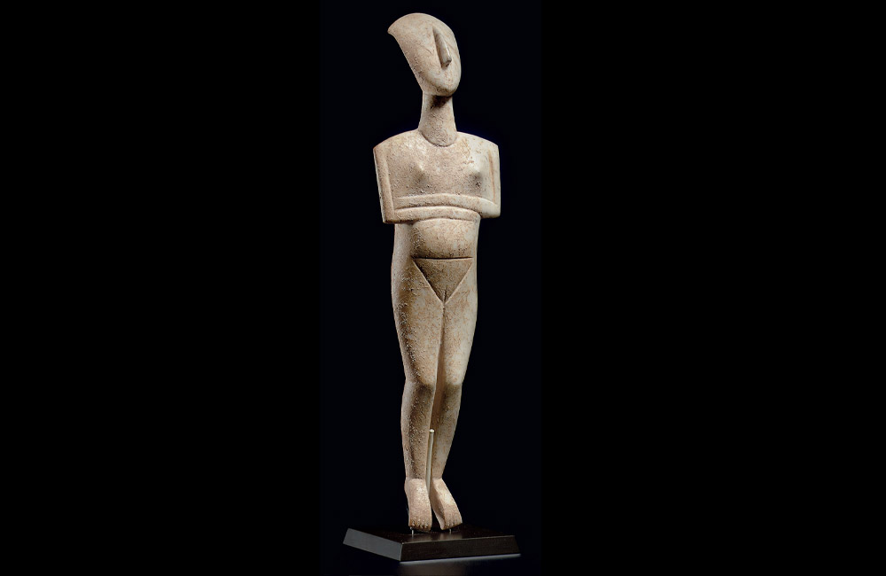 2400 BC Cycladic Marble Figure