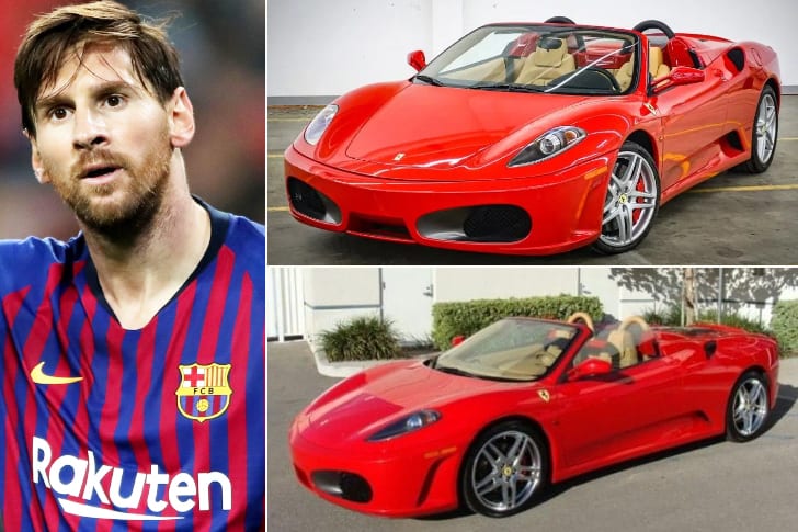 Lionel Messi – Ferrari F430 Spider, Estimated $188K