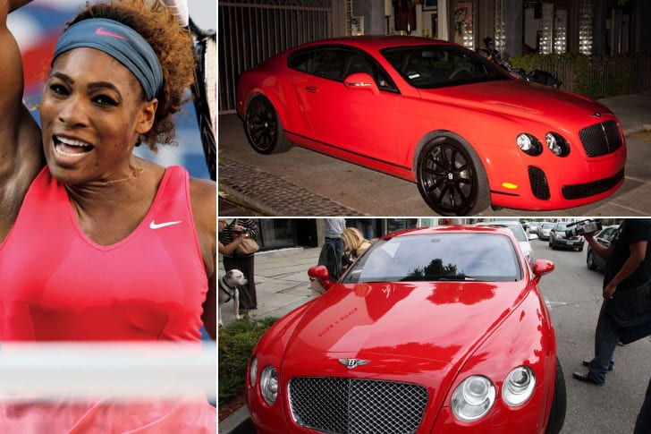 Serena Williams – Bentley Continental GT, Estimated $200K