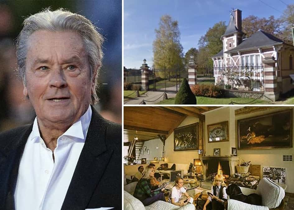 Alain Delon, Sa Résidence à Douchy Dans Le Val De Loire