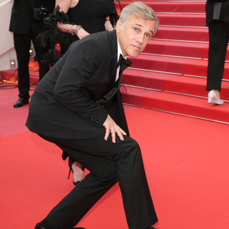 Christoph Waltz With His Odd Limp