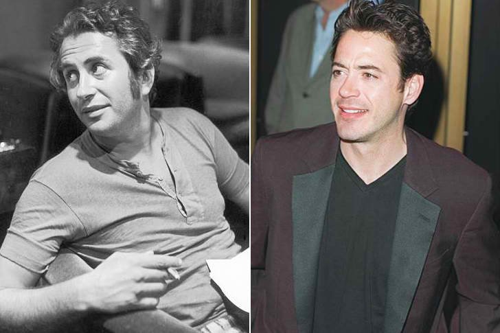 ROBERT DOWNEY SR. & ROBERT DOWNEY JR. AT AGE 34