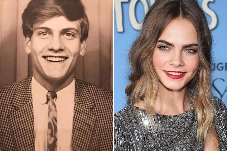 CHARLES DELEVINGNE & CARA DELEVINGNE AT AGE 20