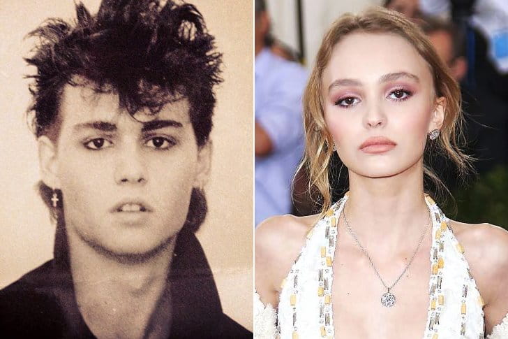 JOHNNY DEPP & LILY ROSE MELODY DEPP AT AGE 18