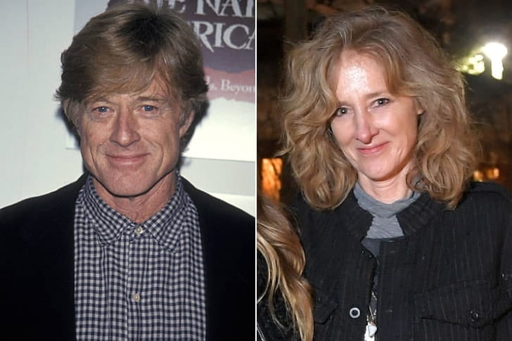 ROBERT REDFORD & SHAUNA REDFORD AT AGE 56