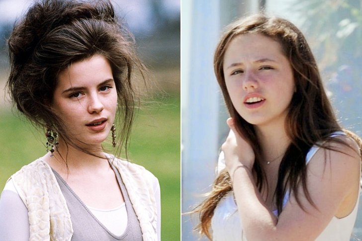 KATE BECKINSALE & LILY MO SHEEN AT AGE 17