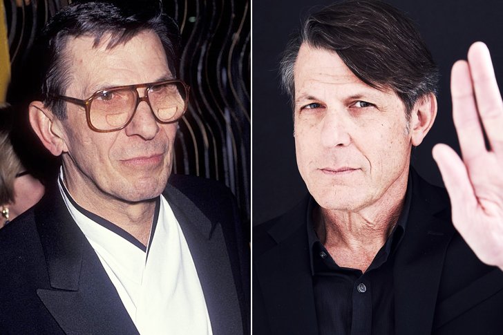 LEONARD NIMOY & ADAM NIMOY AT AGE 60