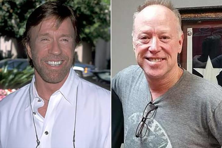 CHUCK NORRIS & MIKE NORRIS AT AGE 58