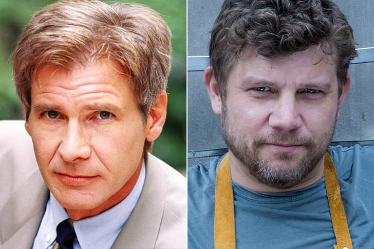 HARRISON FORD & BEN FORD AT AGE 51