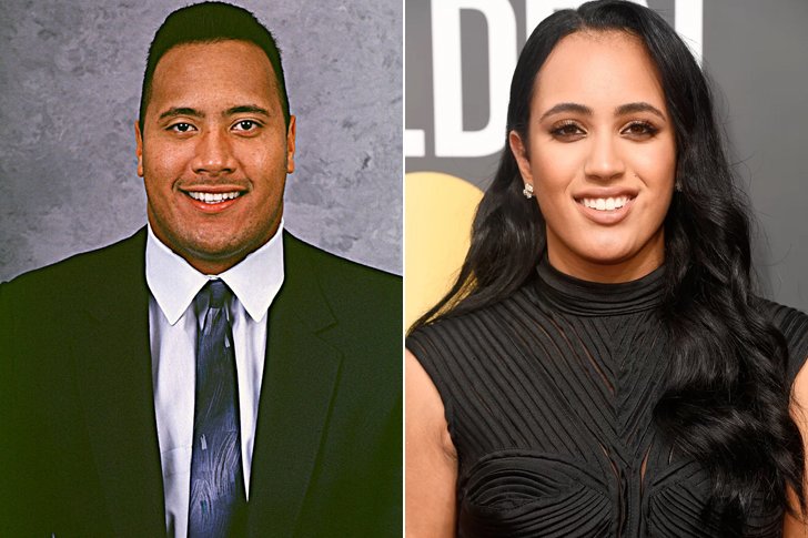 DWAYNE “THE ROCK” JOHNSON & SIMONE ALEXANDRA JOHNSON AT AGE 16