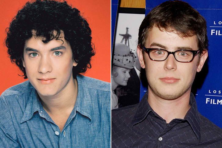 TOM HANKS & COLIN HANKS AT AGE 25