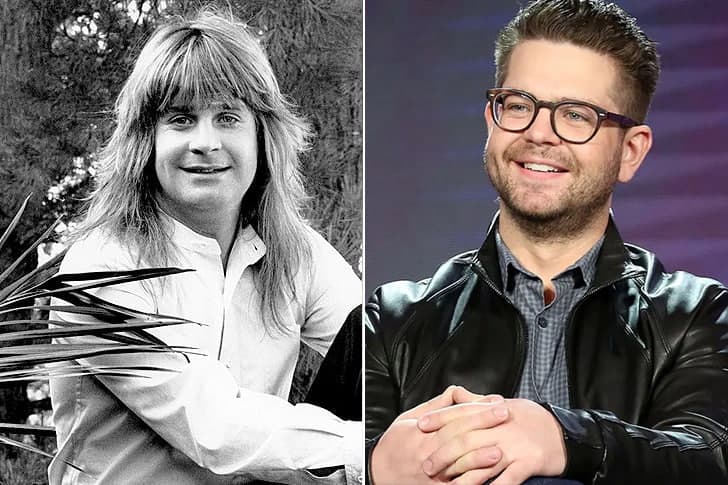 OZZY OSBOURNE & JACK OSBOURNE AT AGE 33