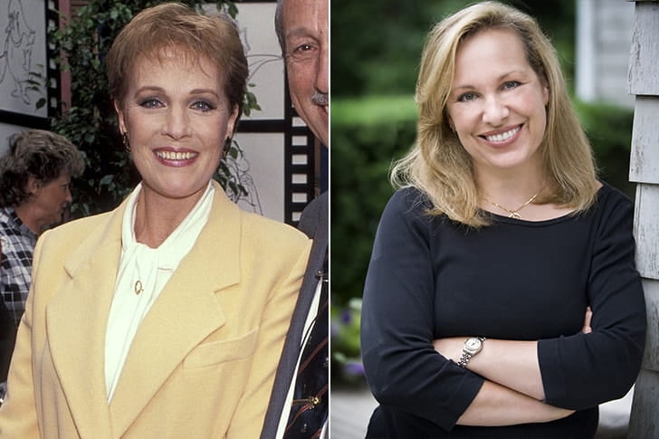 JULIE ANDREWS & EMMA WALTON HAMILTON AT AGE 56