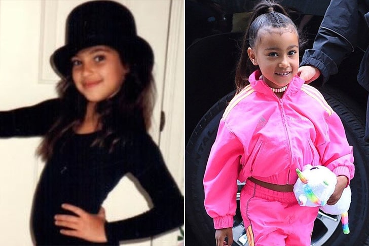 KIM KARDASHIAN & NORTH WEST AT AGE 7