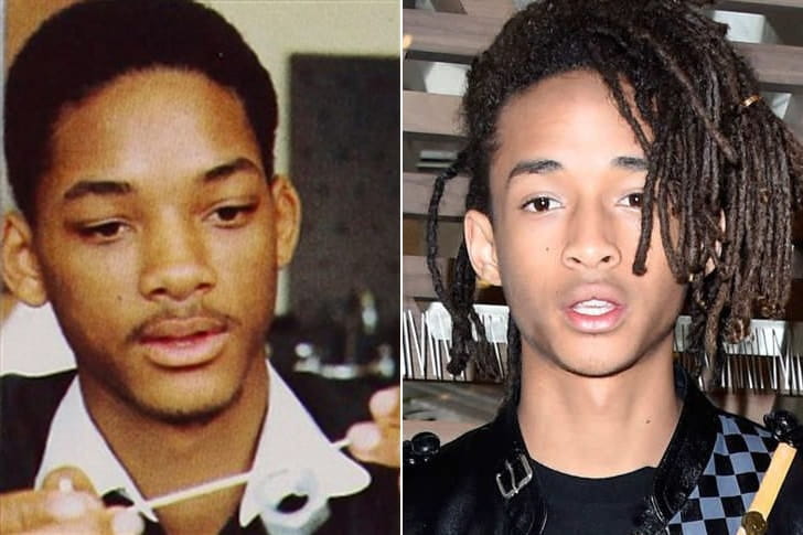 JADEN SMITH & WILL SMITH AT AGE 18