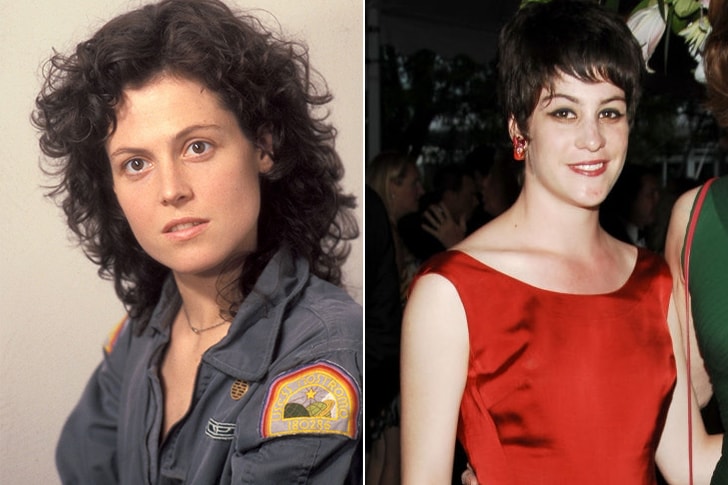 SIGOURNEY WEAVER & CHARLOTTE SIMPSON AT AGE 29