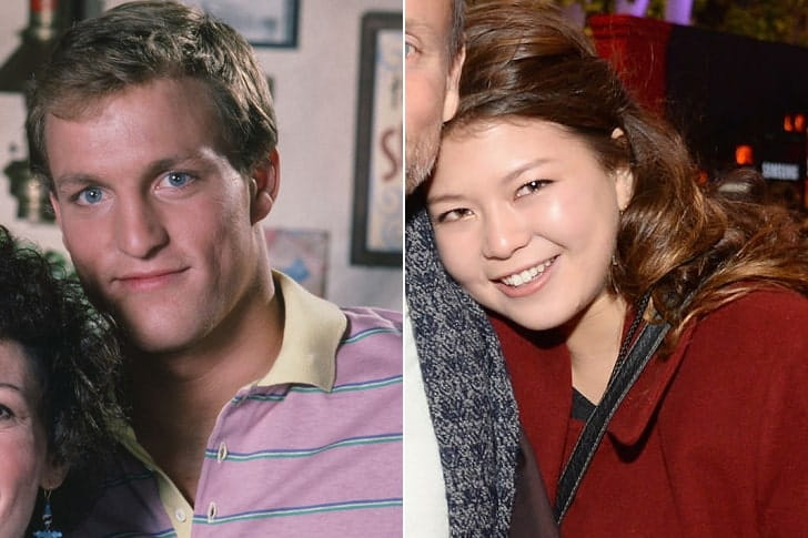 WOODY HARRELSON & ZOE GIORDANO HARRELSON AT AGE 19