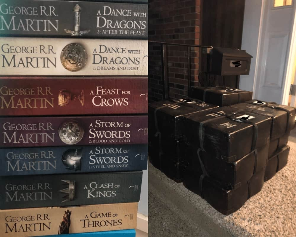 Games Of Thrones Books Vs. Braille Versions