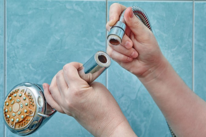 Vinegar Is Ideal For Cleaning The Shower Heads