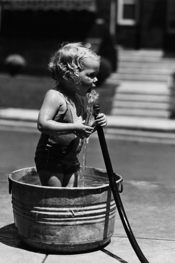 Drinking Water From A Garden Hose