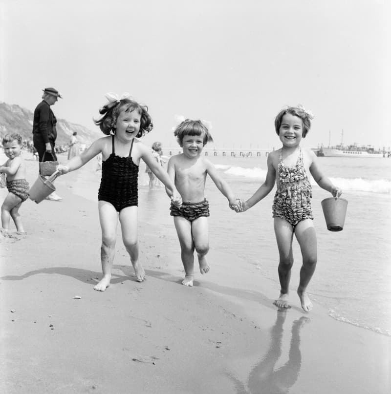 Playing At The Beach