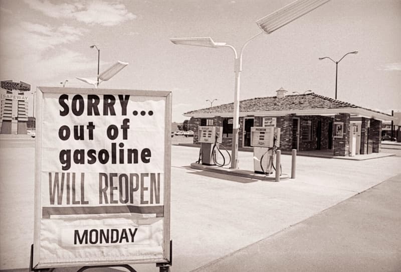 Crazy Lines At Gas Stations