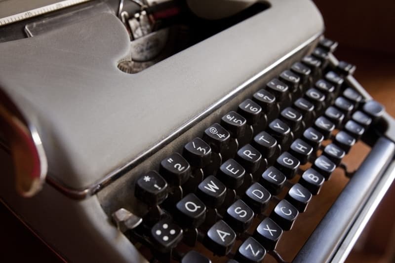 Using A Typewriter For Everything