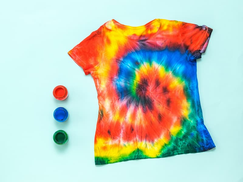 Tie-Dye T-Shirts Were Trend