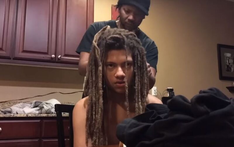 After Years Of Growing Out His Dreadlocks, They Finally Saw What This Teen Was Hiding