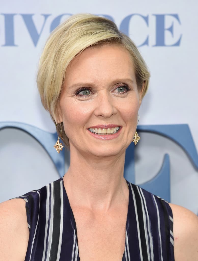 Cynthia Nixon e il suo bel taglio