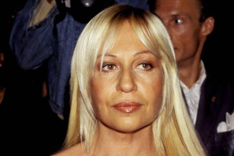 Donatella Versace Then