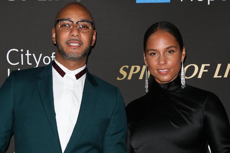 Swizz Beatz And Alicia Keys