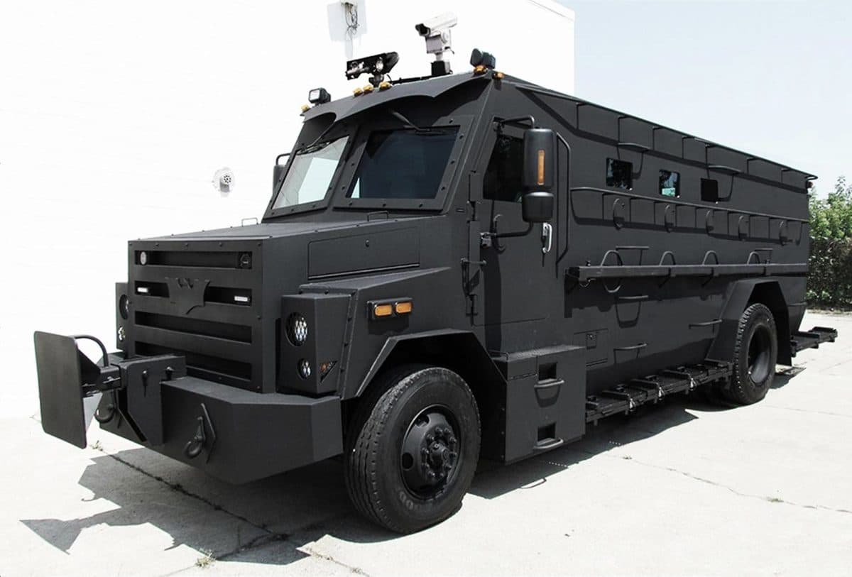 The Mega M1 Riot Control Vehicle