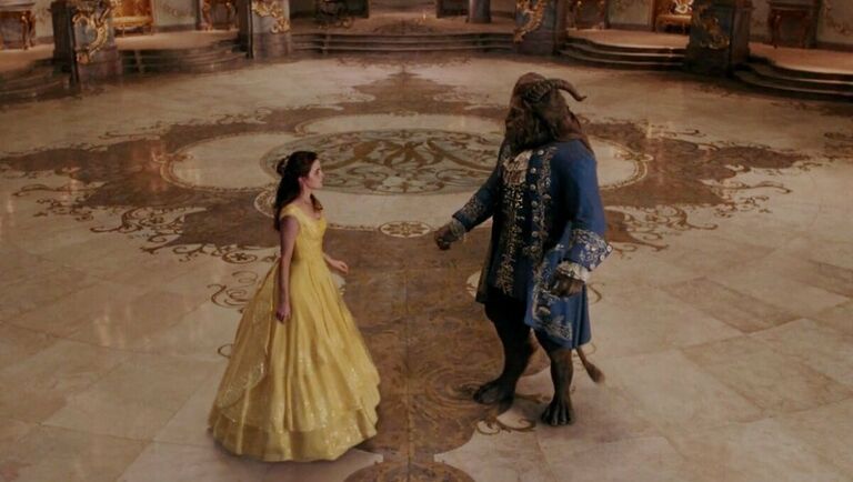 The Gold Ball Gown In Beauty And The Beast