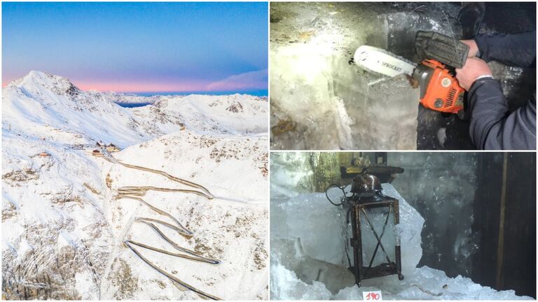 Frozen In The Past The Melting Of This Alpine Glacier Revealed An Old Military Barracks