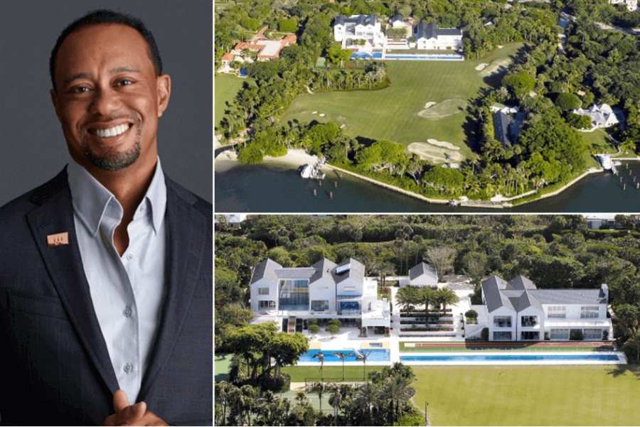 TIGER WOODS – SA RESIDENCE DE 52 MILLIONS D’EUROS EN FLORIDE