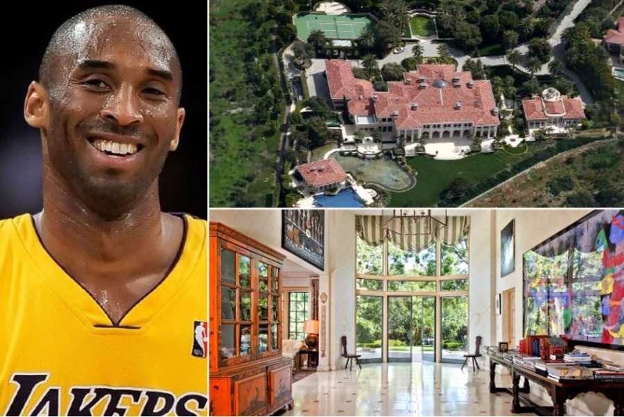 KOBE BRYANT – SA RESIDENCE DE 1,7 MILLIONS D’EUROS A ORANGE COUNTY