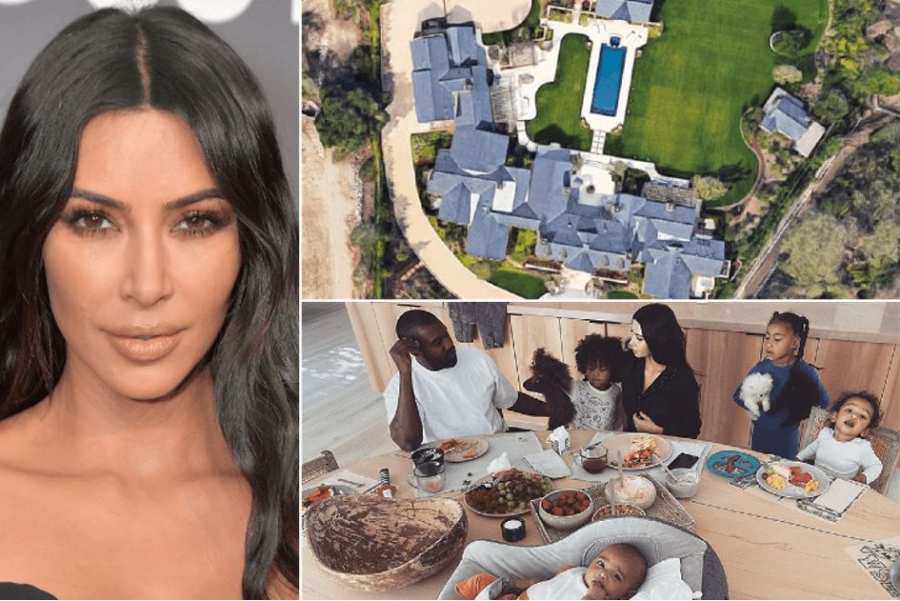 KIM KARDASHIAN – SA RESIDENCE DE 17 MILLIONS D’EUROS A LOS ANGELES