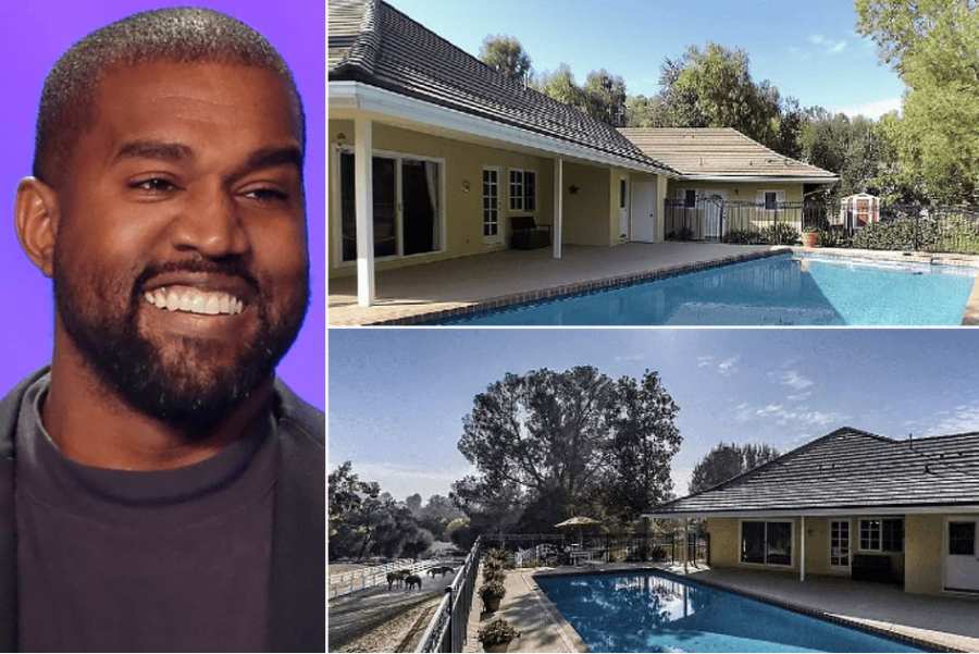 KANYE WEST – SA RESIDENCE DE 3,9 MILLIONS D’EUROS A HIDDEN HILLS