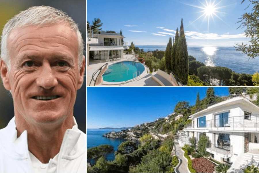 DIDIER DESCHAMPS – SA RESIDENCE DE 3 MILLION EUROS DANS LES ALPES MARITIMES