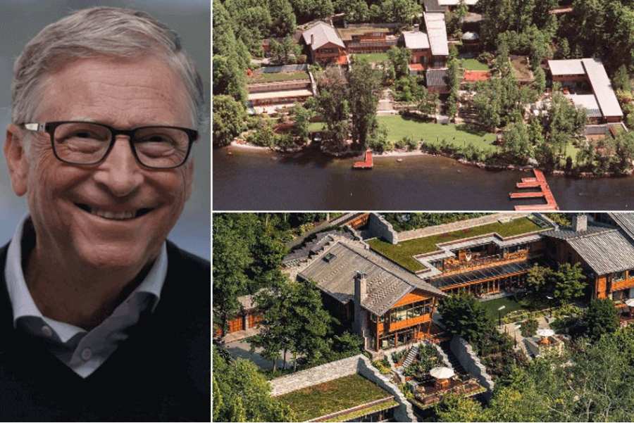 BILL GATES – SA RESIDENCE DE 115 MILLIONS D’EUROS A WASHINGTON