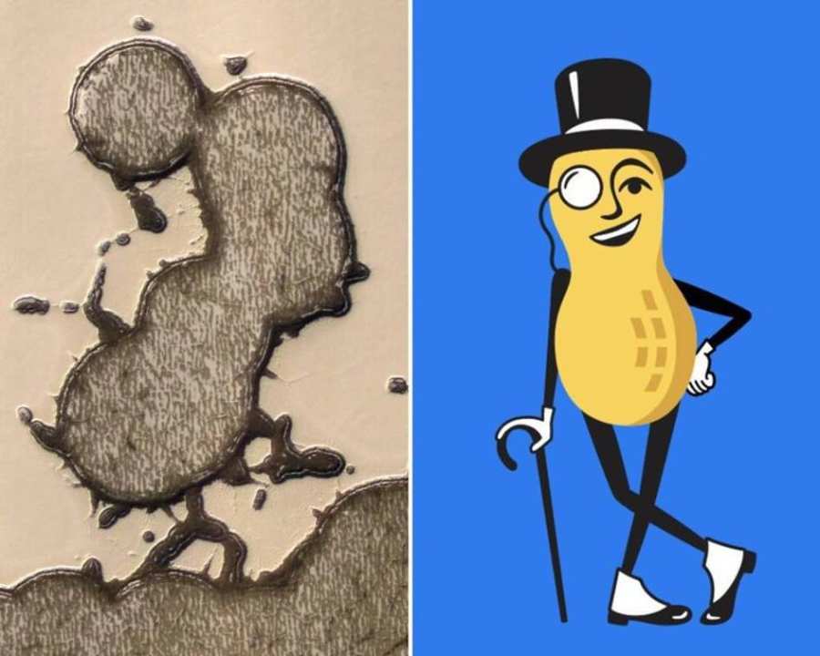 Cette Formation Du Pôle Sud Ressemble À M. Peanut